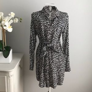 H&M Speckled Button down Dress